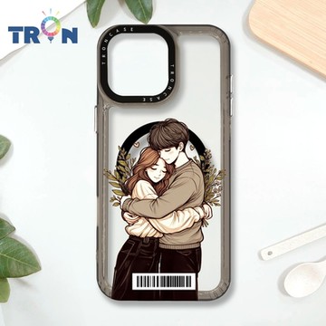 TRON IPHONE 16 PRO MAX 情侶深情擁抱透明系列 防摔 MAGSAFE 磁吸 太空載具殼 透黑 手機殼