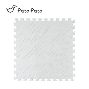 預購【Pato Pato】自然系風格地墊 仿地毯系列 6片組｜簡約客廳地墊 拼接巧拼 學步防護 緩衝防撞防摔 寶寶安全遊戲墊 幼兒防護巧拼地墊 台灣製