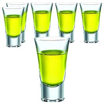 Bormioli Rocco 度力龍烈酒杯 57ml 透明玻璃 義大利製  90 x 50mm  6個