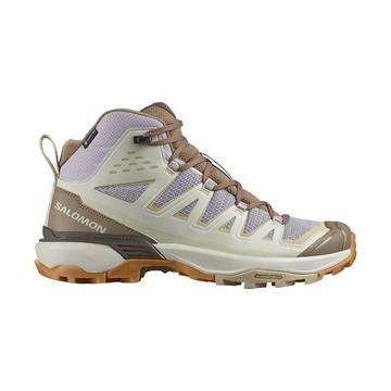 salomon 索羅門 女 x ultra 360 edge gtx 中筒登山鞋紫/白/棕l47