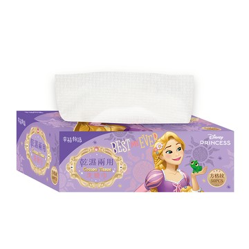 明基健康生活 幸福物語 乾濕兩用洗臉巾 50抽/盒  1盒  樂佩 方格紋  1條