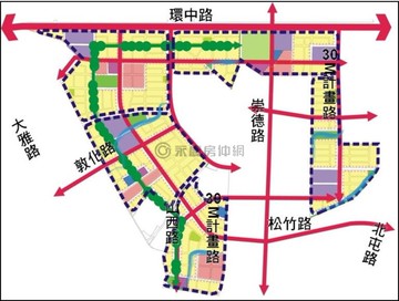 十四期重劃區寶輝對面住1-1超派鑽石角地｜台中市北屯區美和段