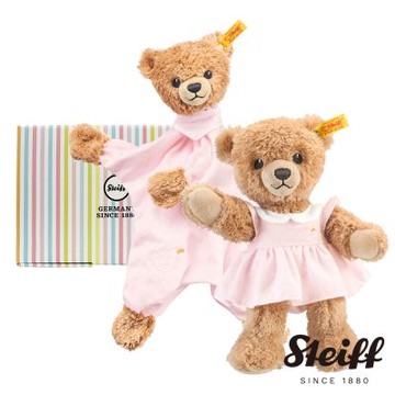 STEIFF Sleep Well Bear 甜心熊 安撫巾+玩偶 安撫彌月禮盒