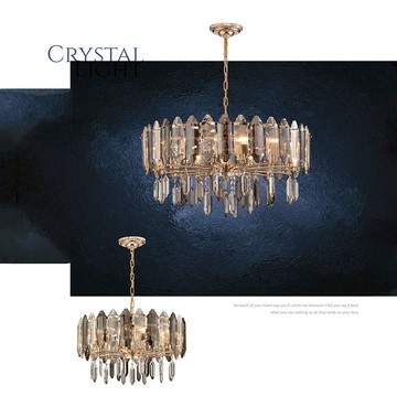 輕奢華進口水晶吊燈 41-20951、20952