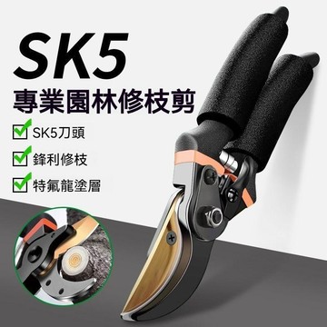💥現貨隔日到店💖SK5高碳鋼省力修枝剪 修枝剪 園藝剪 園林修枝剪 護手修枝剪 修剪樹枝 強力剪刀 園藝工具 園藝剪