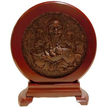 普洱茶 茶匾 工藝品擺件 茶雕 香氣撲鼻 滿室生香~彌勒佛