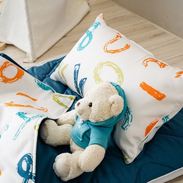 睡袋2.0】天絲 小童 開心123│JUST KIDS