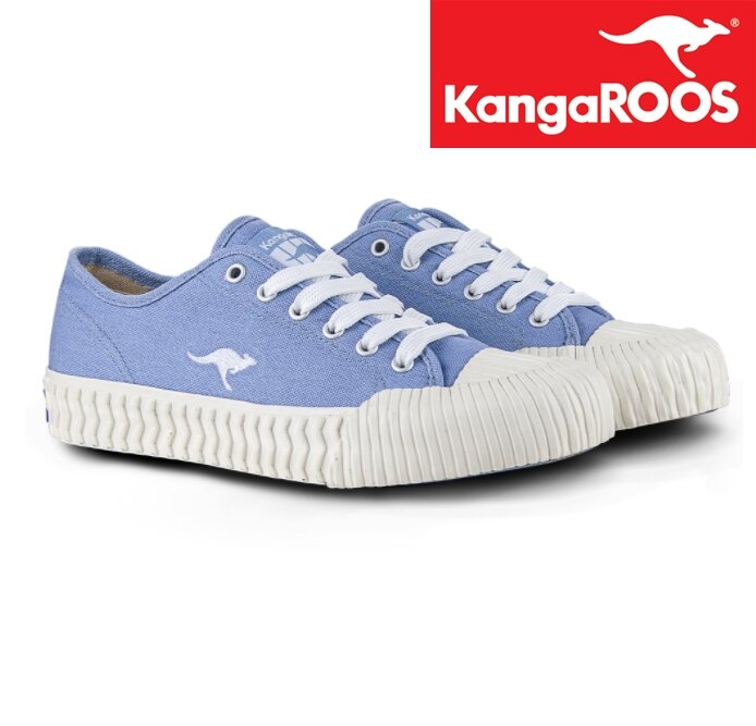 KangaROOS 美國袋鼠鞋 女 CRUST 甜點餅乾鞋 休閒鞋 (藍色-KW01557 KW01559 白 )【陽光樂活】