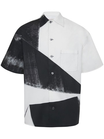 Alexander McQueen `Double Diamond` Boxy Hawaiian Shirt