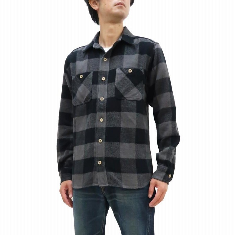 桃太郎ジーンズ 三子撚り ワークシャツ Momotaro Jeans
