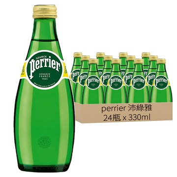 perrier 沛綠雅 氣泡天然礦泉水  330ml  24瓶