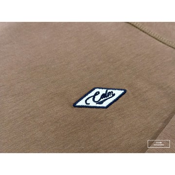 Nor.116 厚磅菱形刺繡標籤大學T-咖《NORB2232116》