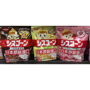 日本🇯🇵日清玉米脆片 早餐玉米片 原味玉米脆片 糖霜玉米脆片 巧克力味玉米脆片 草莓玉米脆片 巧克力味圈圈餅