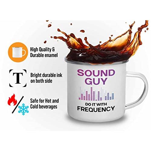 Flairy Land Audio Engineer Camper Mug 12oz   Sound Guy   Audio E 並行輸入品