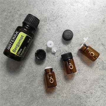 臺版10個裝燙金多特瑞精油棕色分裝瓶香水分裝瓶配1ml/2ml