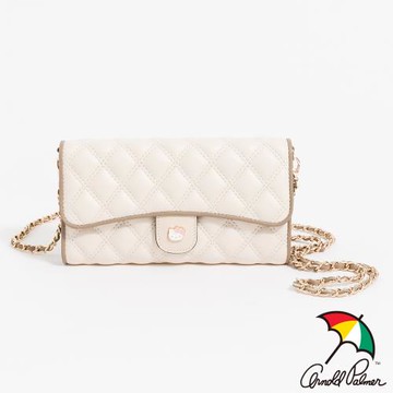 Hello Kitty - Arnold Palmer - 翻蓋長夾  Urban Chic系列 - 杏色