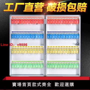 【台灣公司 超低價】鑰匙箱管理盒壁掛式房產中介鑰匙柜管理柜汽車鎖匙收納盒箱子掛墻