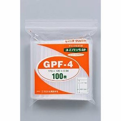生産日本社 ユニパックGP F-4(170X120MM)100マイ