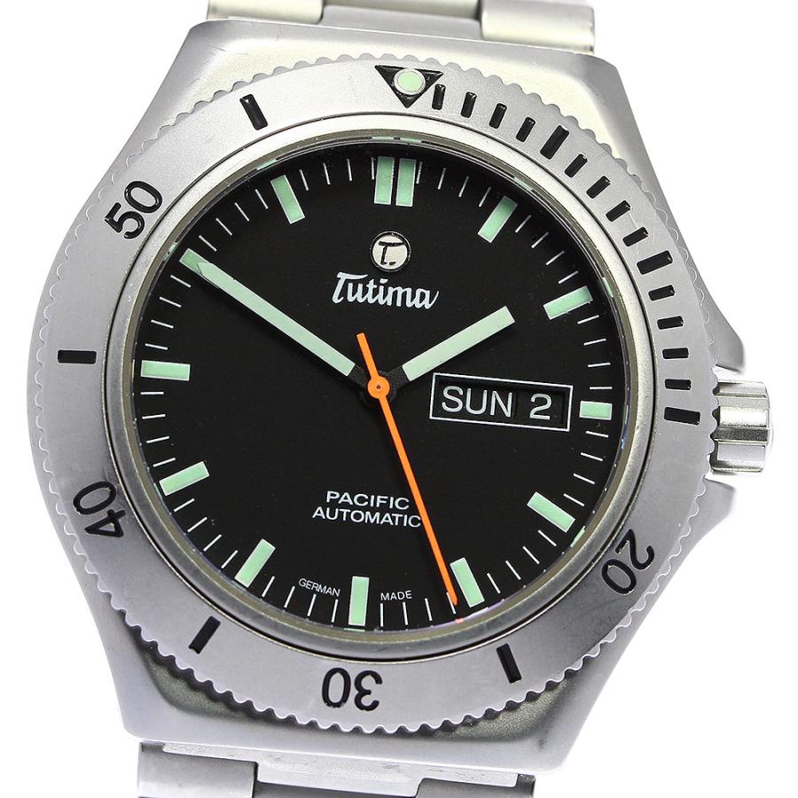 TUTIMA 67705 NEW 少 パシフィック カーボン 自動巻き時計 売買された 
