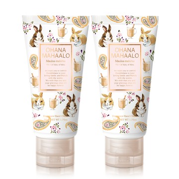 OHANA MAHAALO 香草邦妮潤澤療癒護手霜(50g)X2入