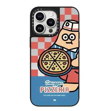 mouggan披薩手機殼 iPhone17Promax手機殼 蘋果15Pro防摔殼i14保護殼i13硬殼i12