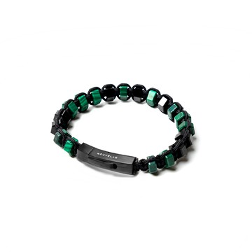 【Montagne｜免運】Nouvelle｜R.A.M.｜孔雀石。黑瑪瑙手鏈