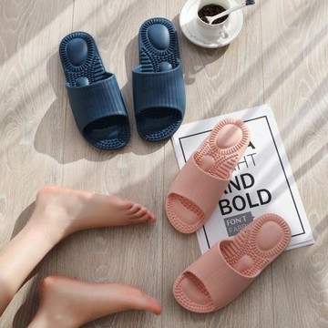 日式腳底按摩拖鞋女夏天室內防滑情侶居家洗澡浴室涼拖鞋家用男士