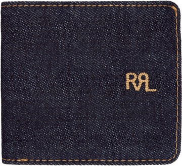 RRL 蓝色 Denim Billfold 钱包
