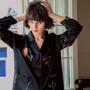 Not Just Pajama The Dream系列真絲居家服 奢華真絲睡衣 - 珍珠白-S