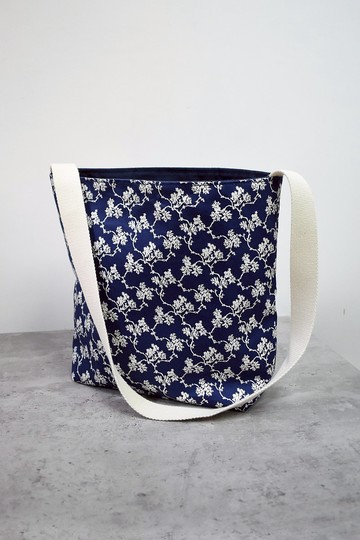 花卉圖案側揹袋/包包/手提/托特