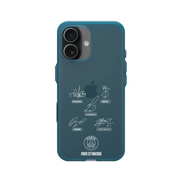 iPhone 17 Clear (相機按鈕) 夜幕藍 - PSG - PSG Signatures white