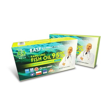 康齡 雙認證 高濃度95% 魚油膠囊(30粒/盒) ee型態 epa dha omega-3