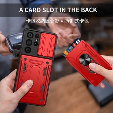 適用于三星S21FE手機殼samsung s21 ultra保護卡套S21+鏡頭滑蓋plus支架指環磁吸推拉窗創意case phone cover