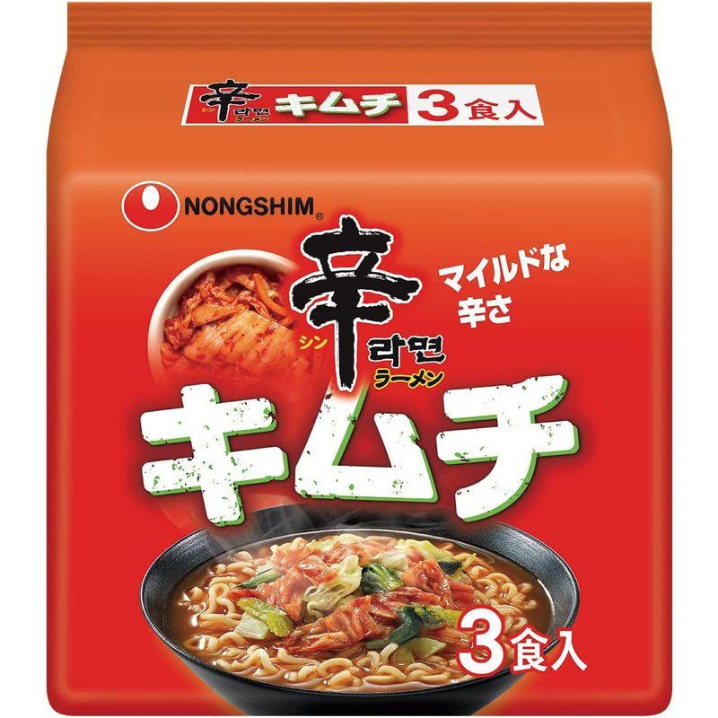 農心ジャパン 辛ラーメン キムチ 袋 (120g×3P)×12袋