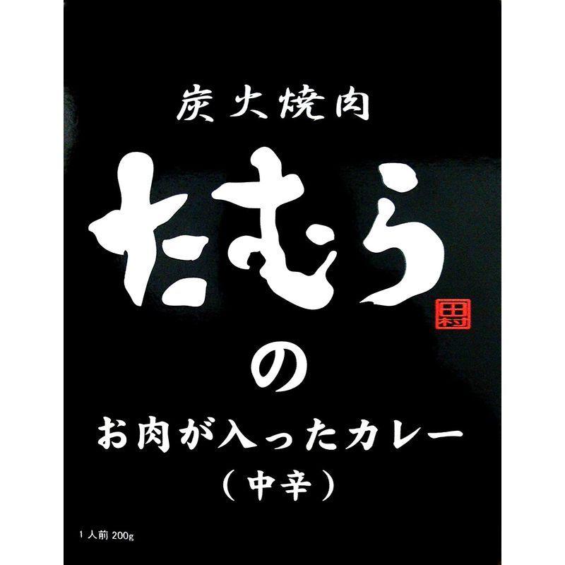 炭火焼肉たむらのカレー 中辛 200g