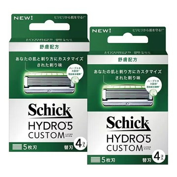 舒適牌 Hydro水次元5 辨型刮鬍刀片 8入