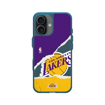 iPhone 17 Clear (相機按鈕) 夜幕藍 - NBA - 熱血系列-洛杉磯湖人 L.A. Lakers - Sweat and tears