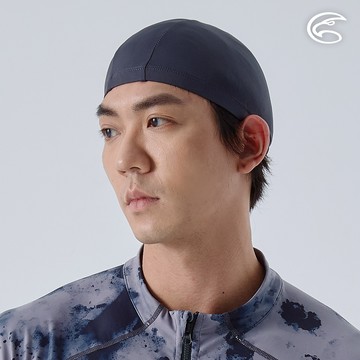 ADISI 抗UV泳帽 AS24085 鐵灰 (F)｜UPF50+ 防曬 彈性 游泳 浮潛 衝浪 水上活動