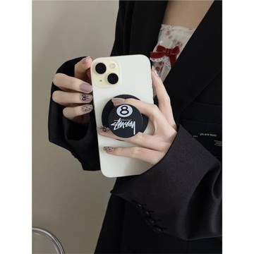 新款個性潮牌OFF手機支架磁吸漫威斯圖西無線手機支架創意可伸縮