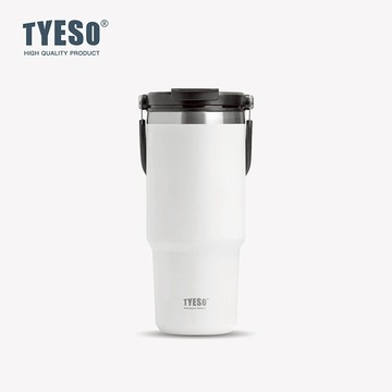 TYESO®保溫杯保溫瓶手提冰霸杯不鏽鋼杯吸管杯咖啡杯環保杯附吸管保冷保溫TS-8829/TS-8830 1050ml