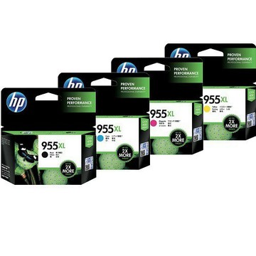 【領券滿額折200】  【超殺組合價】HP 955XL 一黑三彩墨水匣特惠組 L0S72AA/L0S63AA/L0S66AA/L0S69AA