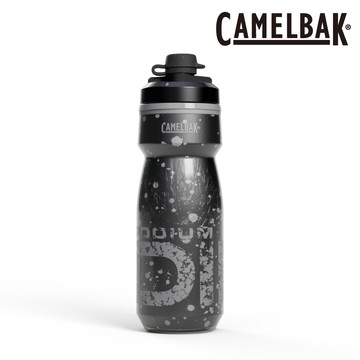 CAMELBAK PODIUM DIRT SERIES保冷防塵噴射水瓶 CB1901003062｜620ml 瀝青黑