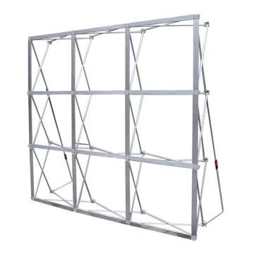 拉網展架年會簽到簽名墻舞臺kt板背景墻海報布定制折疊噴繪支架168L 快速出貨