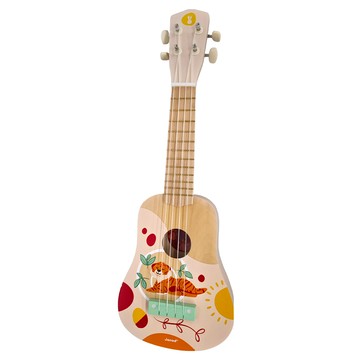 Janod 音樂好好玩 非洲之旅烏克麗麗 幼兒可隨意撥動琴弦  52.8 x 18 x 6cm  1個