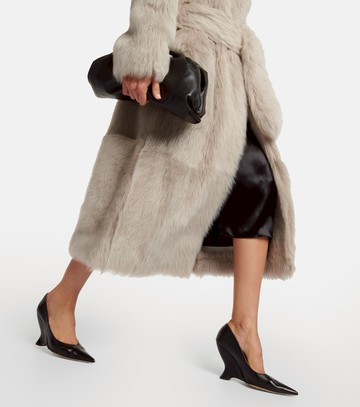 Bottega Veneta Belted shearling coat