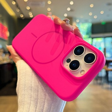 高品質液態矽膠細圈磁吸手機殼iPhone16 15 Pro MAX 14 13 12 11