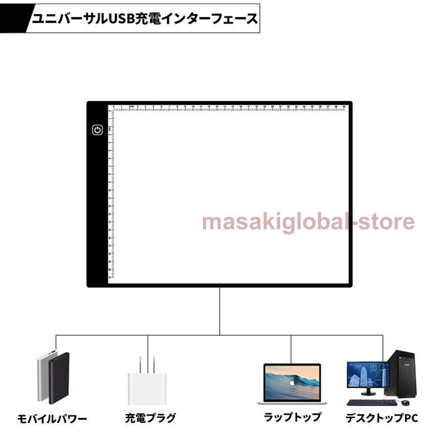 トレース台 A4 和遥キナ先生推薦LED高輝度ライトボックス 無段調光ライトテーブル 低色温度 匠彩 厚さ3.5mm