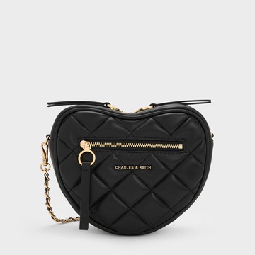 Paffuto 愛心絎縫斜背包