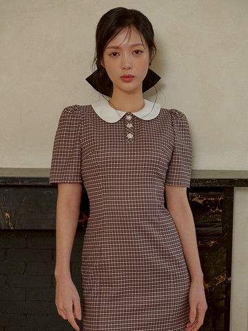 Luna Check Mini Dress