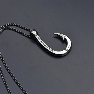 HOOKZ｜(レア商品)釣り針ネックレス専門 シルバー カミナリ